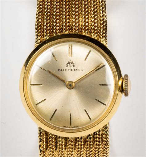 bucherer 18k ladies watch.